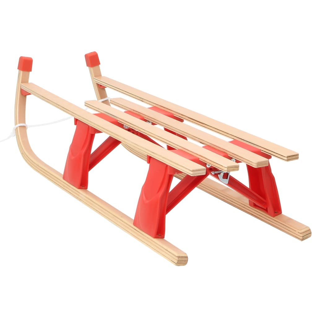 Klappschlitten Holz 110 cm - Premium Schlitten  - Just €94.56! Shop now at homesales4u