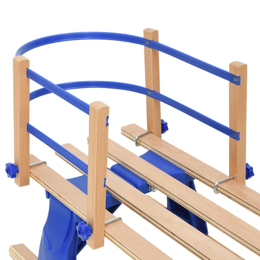 Rückenlehne für Schlitten Blau Sperrholz - Premium Schlitten  - Just €38.10! Shop now at homesales4u