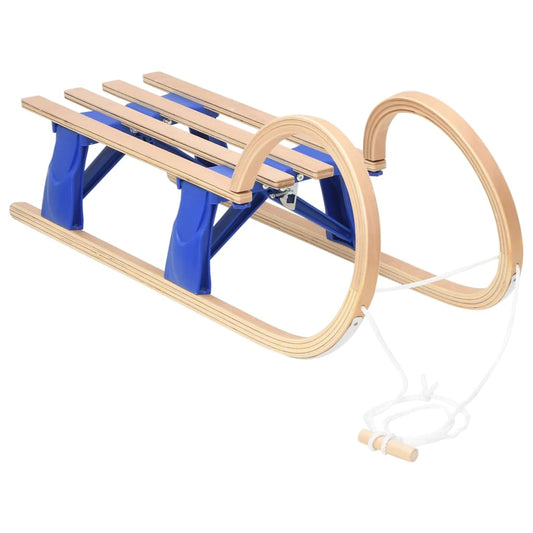 Klappschlitten 110 cm Sperrholz - Premium Schlitten  - Just €83.67! Shop now at homesales4u