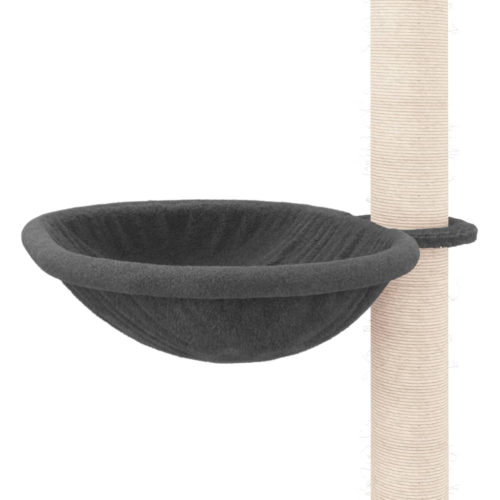 Kratzbaum Deckenhoch Dunkelgrau 263,5-289,5 cm - Premium Kratzbäume  - Just €94.96! Shop now at homesales4u