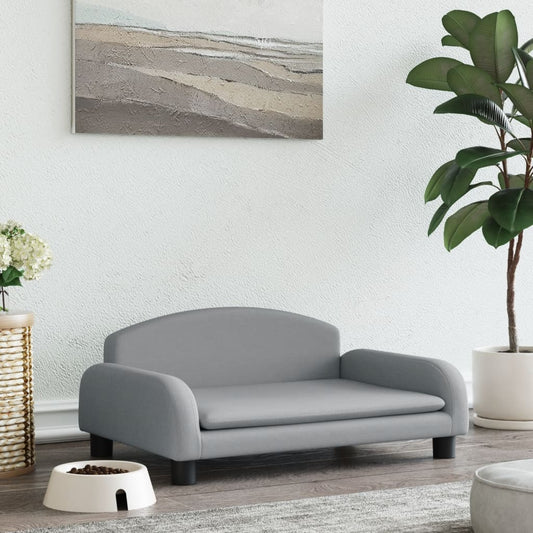 Hundebett Hellgrau 70x45x30 cm Stoff - Premium Hundebetten  - Just €91.02! Shop now at homesales4u