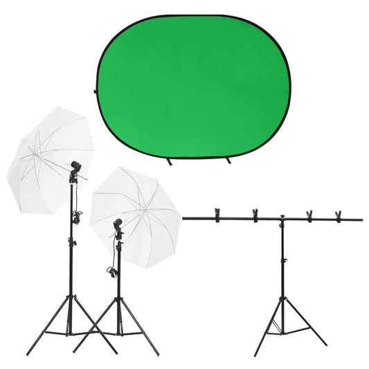 Fotostudio-Set mit Leuchten und Hintergrund - Premium Studioscheinwerfer & -blitzgeräte  - Just €192.49! Shop now at homesales4u