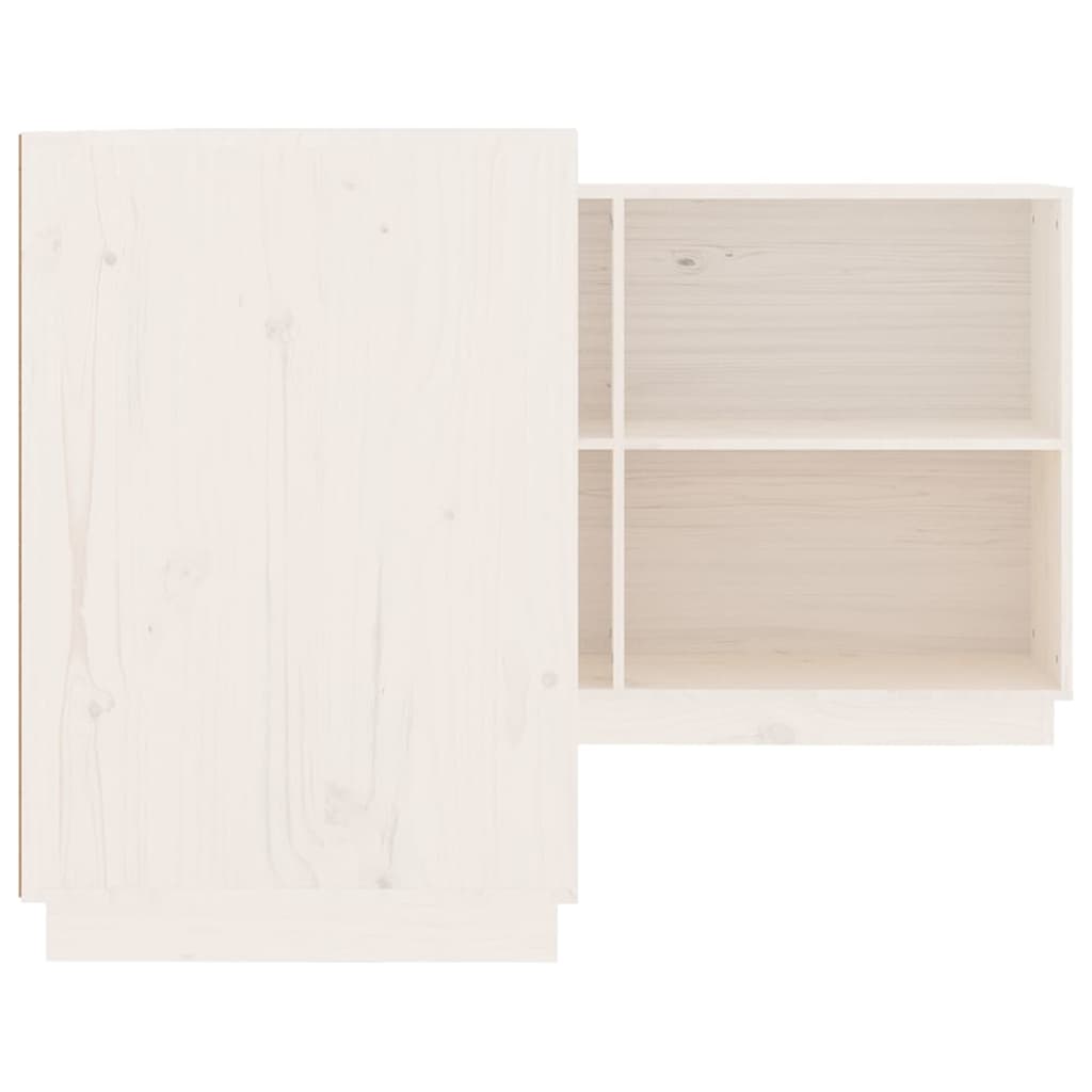 Schreibtisch Weiß 110x50x75 cm Massivholz Kiefer - Premium Schreibtische  - Just €221.17! Shop now at homesales4u