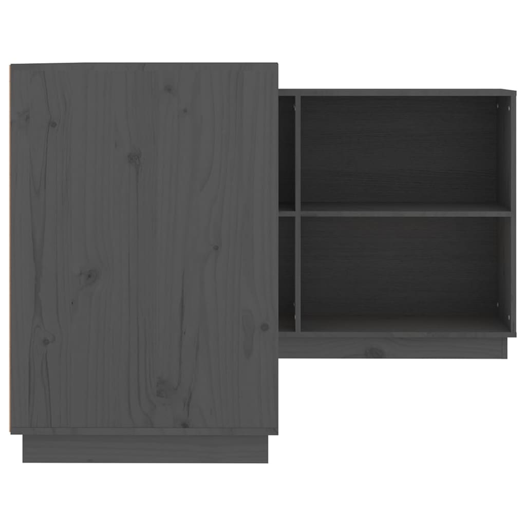 Schreibtisch Grau 110x50x75 cm Massivholz Kiefer - Premium Schreibtische  - Just €260.74! Shop now at homesales4u