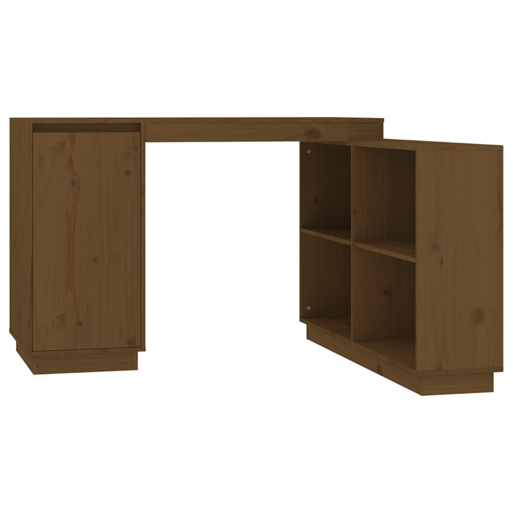 Schreibtisch Honigbraun 110x50x75 cm Massivholz Kiefer - Premium Schreibtische  - Just €173.50! Shop now at homesales4u
