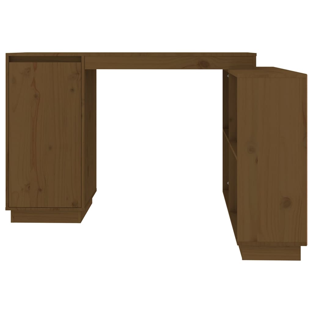 Schreibtisch Honigbraun 110x50x75 cm Massivholz Kiefer - Premium Schreibtische  - Just €173.50! Shop now at homesales4u