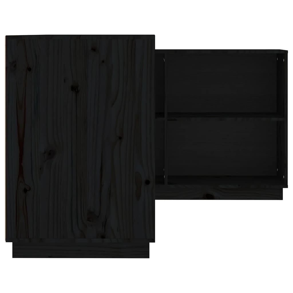 Schreibtisch Schwarz 110x50x75 cm Massivholz Kiefer - Premium Schreibtische  - Just €277.43! Shop now at homesales4u