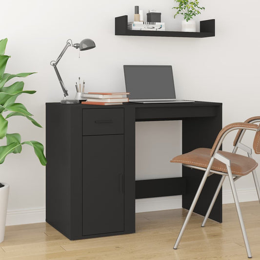 Schreibtisch Schwarz 100x49x75 cm Holzwerkstoff - Premium Schreibtische  - Just €112.37! Shop now at homesales4u