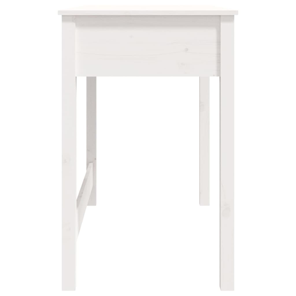 Schreibtisch mit Schubladen Weiß 100x50x78 cm Massivholz Kiefer - Premium Schreibtische  - Just €152.81! Shop now at homesales4u