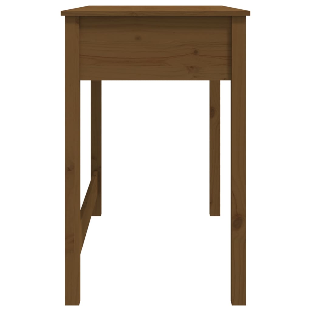 Schreibtisch mit Schubladen Honigbraun 100x50x78 cm Massivholz - Premium Schreibtische  - Just €168.23! Shop now at homesales4u