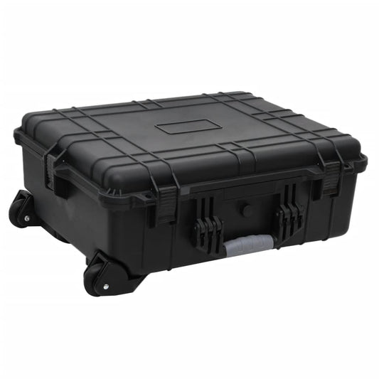 Flugkoffer mit Rollen Schwarz 63x50x23 cm PP - Premium Reisekoffer  - Just €177.58! Shop now at homesales4u