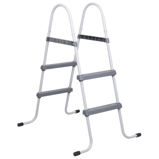 Pool-Leiter Grau 84 cm Stahl - Premium Pool-Lleiter, -treppen & -rampen  - Just €74.38! Shop now at homesales4u