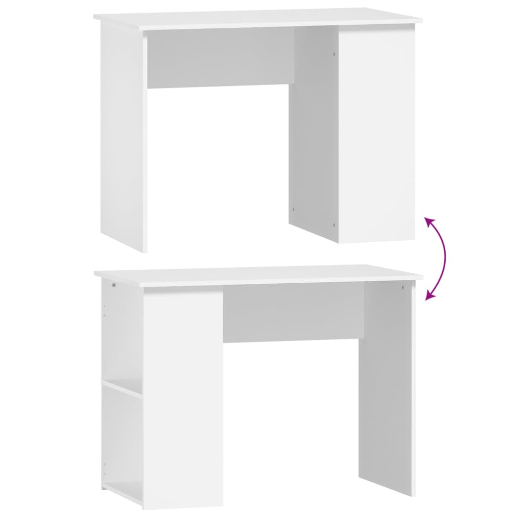 Schreibtisch Weiß 100x55x75 cm Holzwerkstoff - Premium Schreibtische  - Just €80.82! Shop now at homesales4u