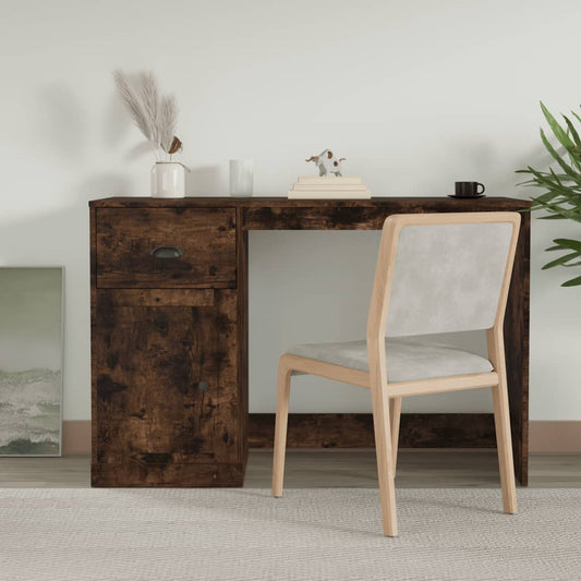 Schreibtisch mit Schublade Räuchereiche 115x50x75cm - Premium Schreibtische  - Just €107.89! Shop now at homesales4u