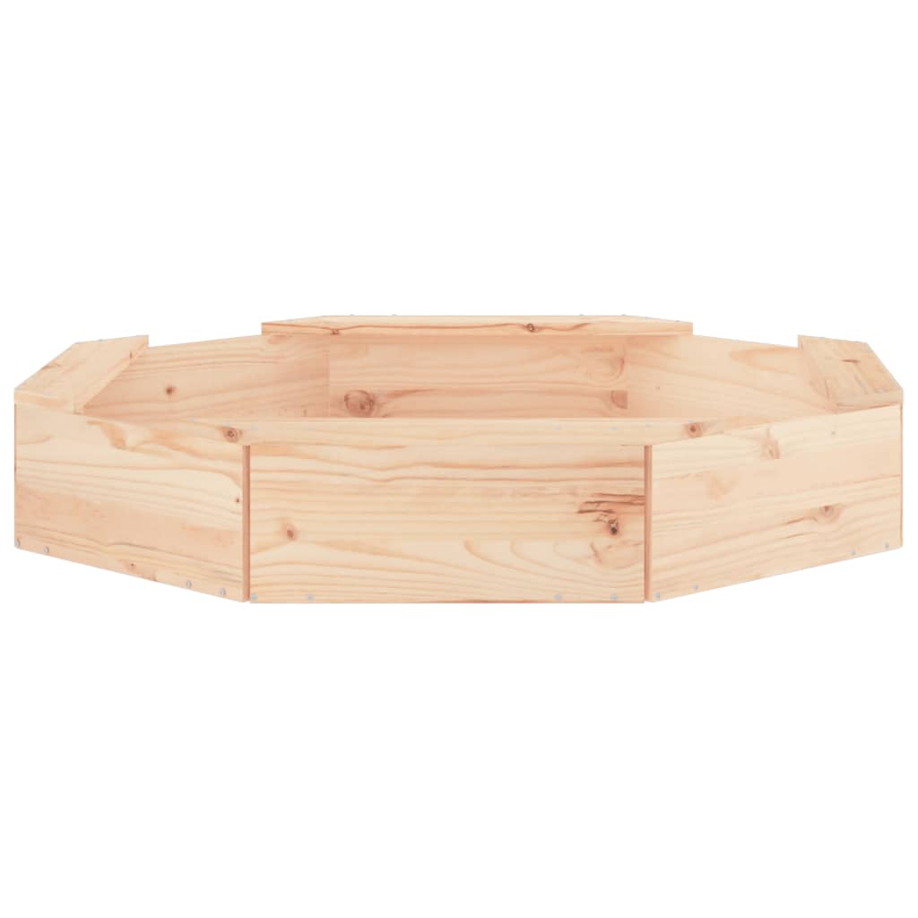 Sandkasten mit Sitzen Achteck Massivholz Kiefer - Premium Sandkästen  - Just €68.72! Shop now at homesales4u