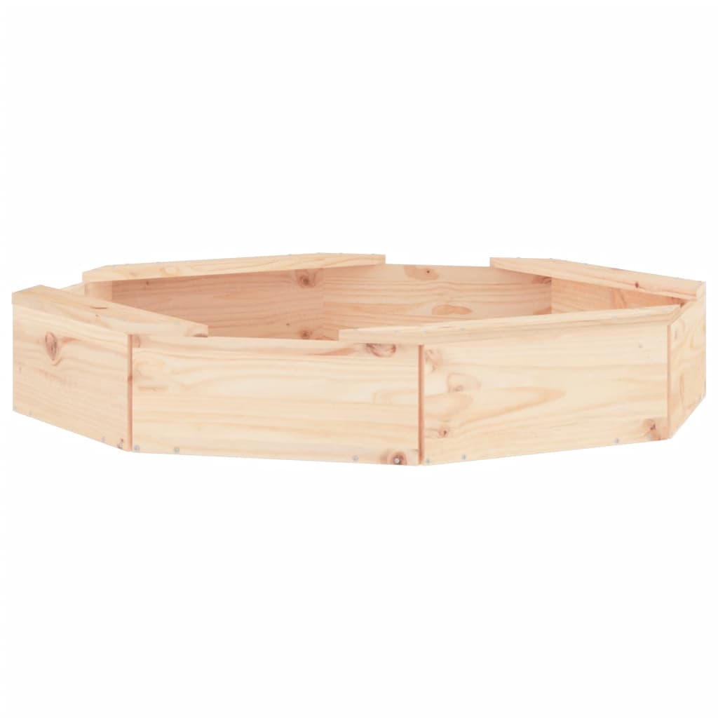 Sandkasten mit Sitzen Achteck Massivholz Kiefer - Premium Sandkästen  - Just €68.72! Shop now at homesales4u