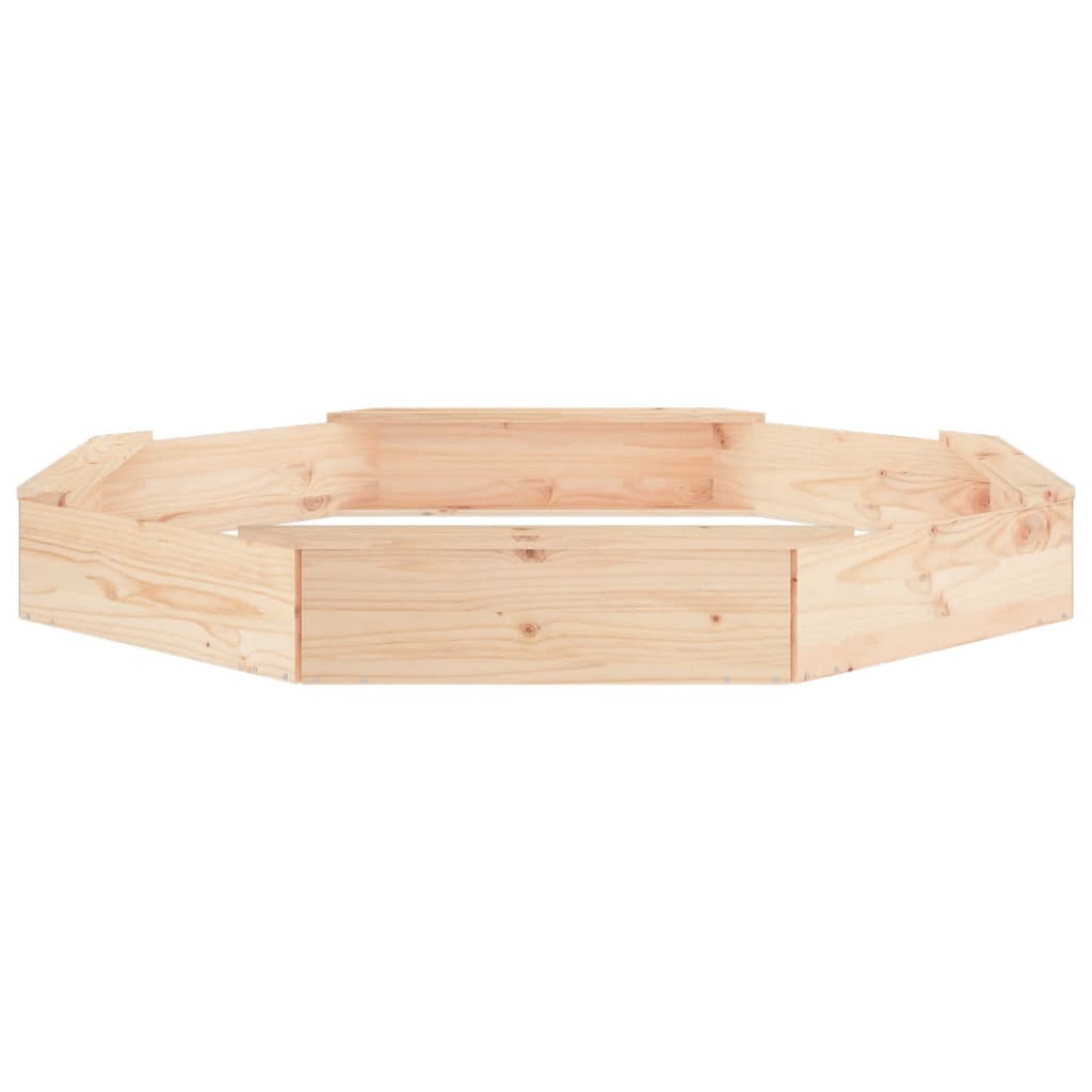 Sandkasten mit Sitzen Achteck Massivholz Kiefer - Premium Sandkästen  - Just €91.51! Shop now at homesales4u