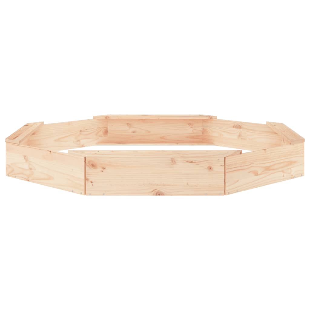 Sandkasten mit Sitzen Achteck Massivholz Kiefer - Premium Sandkästen  - Just €91.51! Shop now at homesales4u