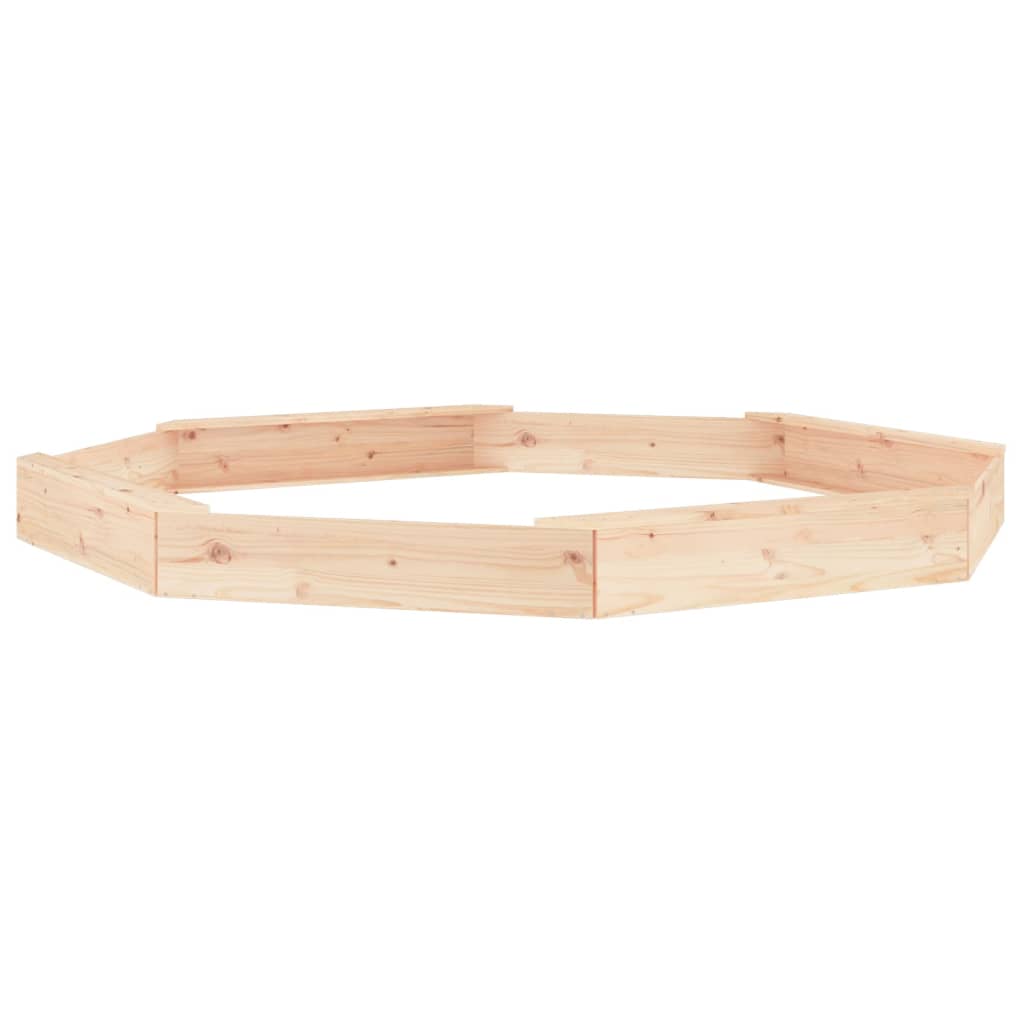 Sandkasten mit Sitzen Achteck Massivholz Kiefer - Premium Sandkästen  - Just €130.92! Shop now at homesales4u