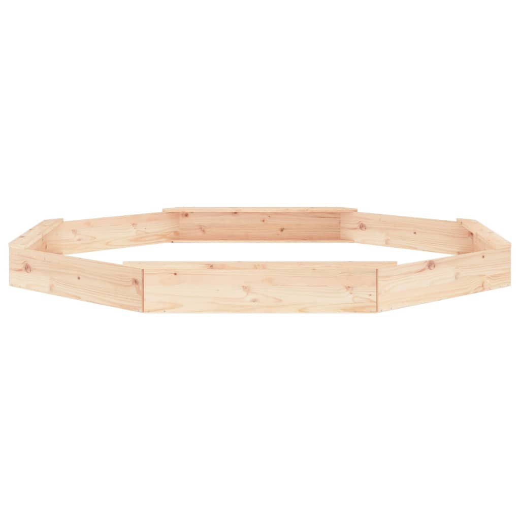 Sandkasten mit Sitzen Achteck Massivholz Kiefer - Premium Sandkästen  - Just €130.92! Shop now at homesales4u