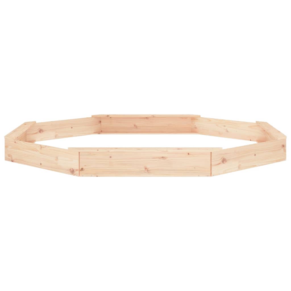 Sandkasten mit Sitzen Achteck Massivholz Kiefer - Premium Sandkästen  - Just €130.92! Shop now at homesales4u