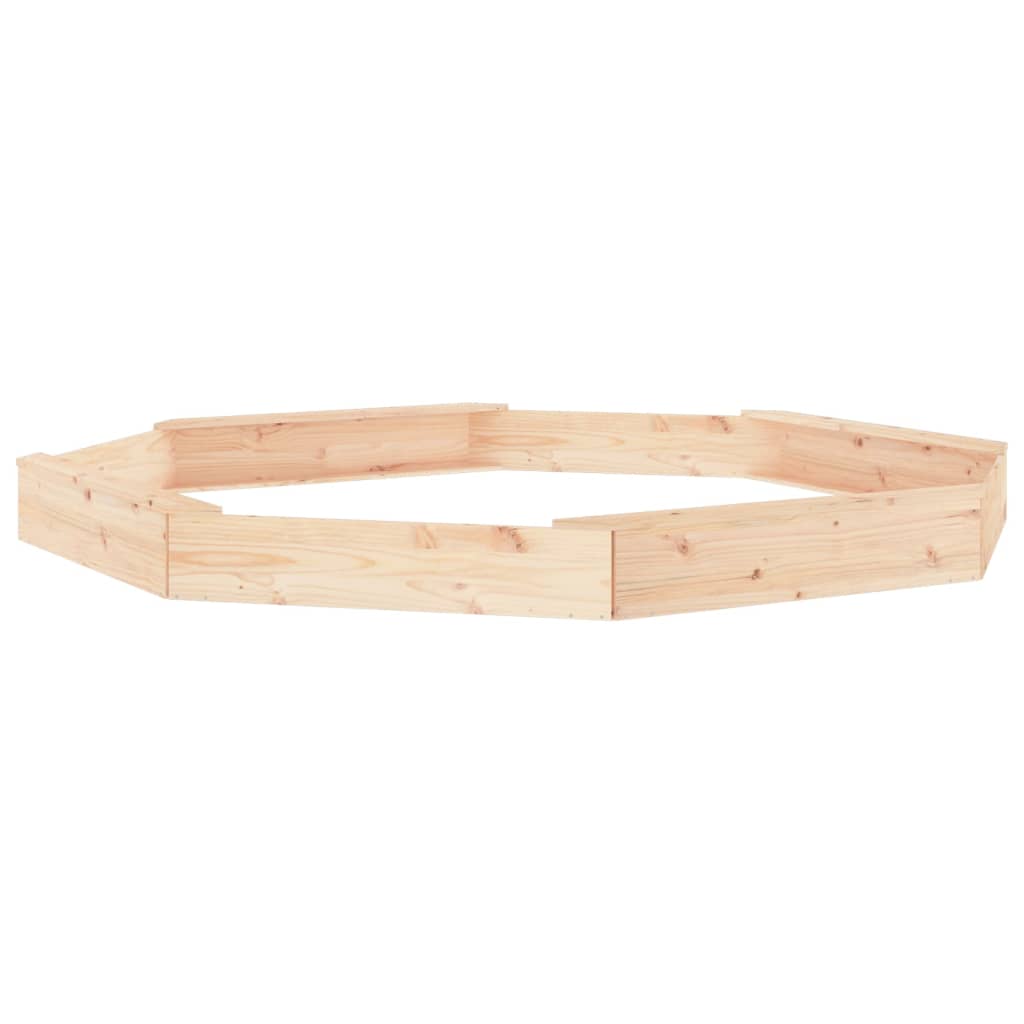 Sandkasten mit Sitzen Achteck Massivholz Kiefer - Premium Sandkästen  - Just €130.92! Shop now at homesales4u