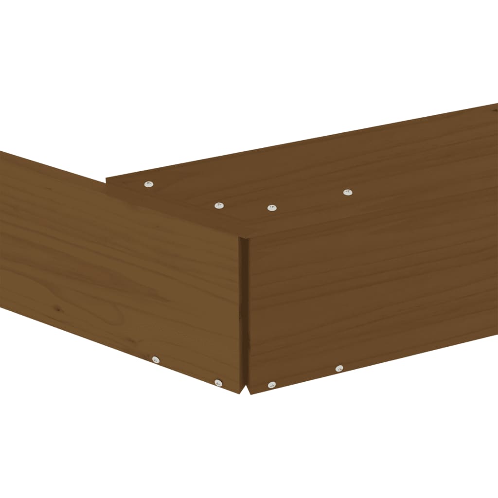 Sandkasten mit Sitzen Honigbraun Achteck Massivholz Kiefer - Premium Sandkästen  - Just €174.67! Shop now at homesales4u