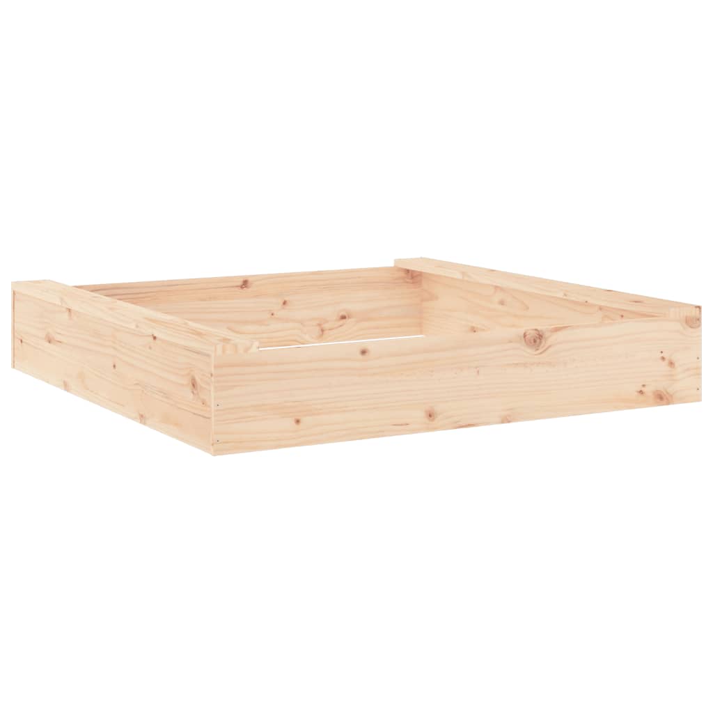 Sandkasten mit Sitzen Quadratisch Massivholz Kiefer - Premium Sandkästen  - Just €62.42! Shop now at homesales4u