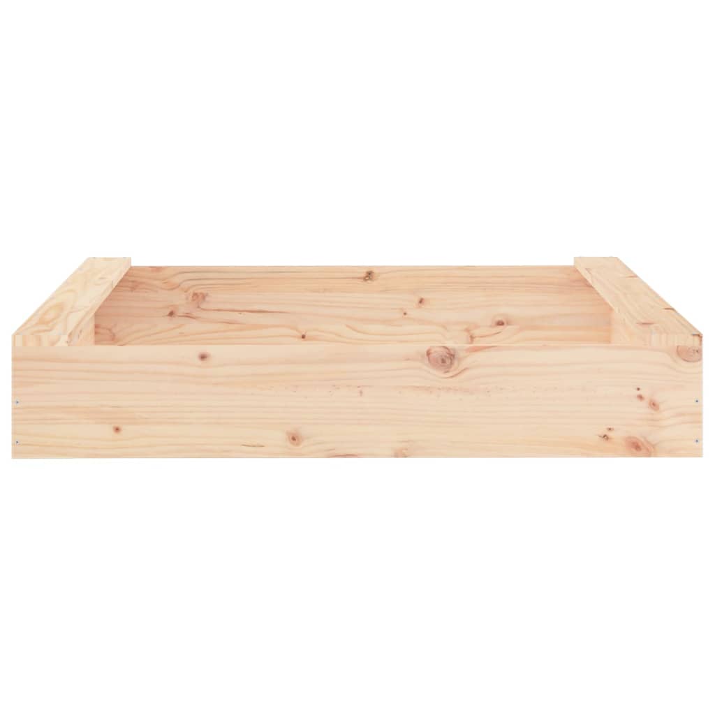 Sandkasten mit Sitzen Quadratisch Massivholz Kiefer - Premium Sandkästen  - Just €62.42! Shop now at homesales4u