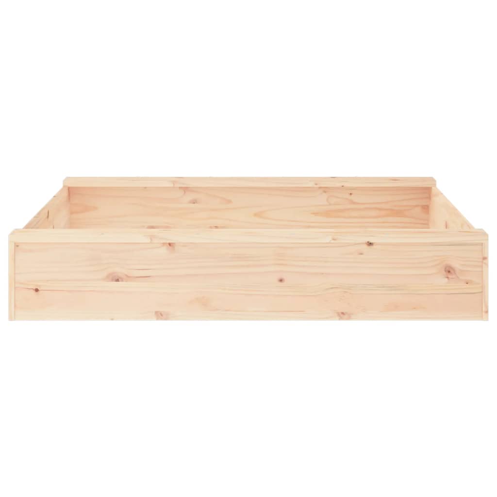 Sandkasten mit Sitzen Quadratisch Massivholz Kiefer - Premium Sandkästen  - Just €62.42! Shop now at homesales4u