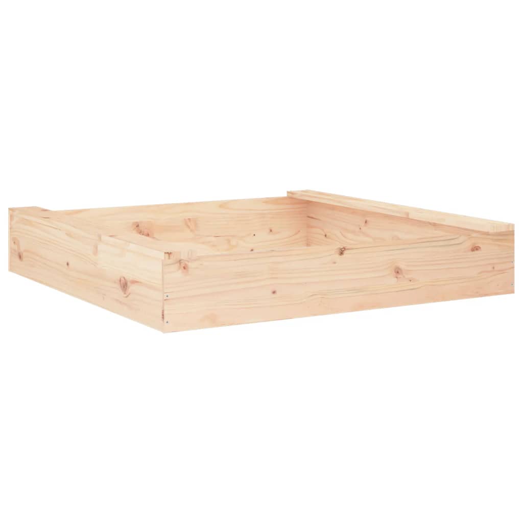 Sandkasten mit Sitzen Quadratisch Massivholz Kiefer - Premium Sandkästen  - Just €62.42! Shop now at homesales4u