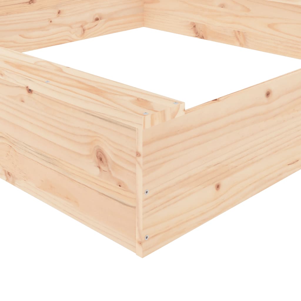 Sandkasten mit Sitzen Quadratisch Massivholz Kiefer - Premium Sandkästen  - Just €62.42! Shop now at homesales4u