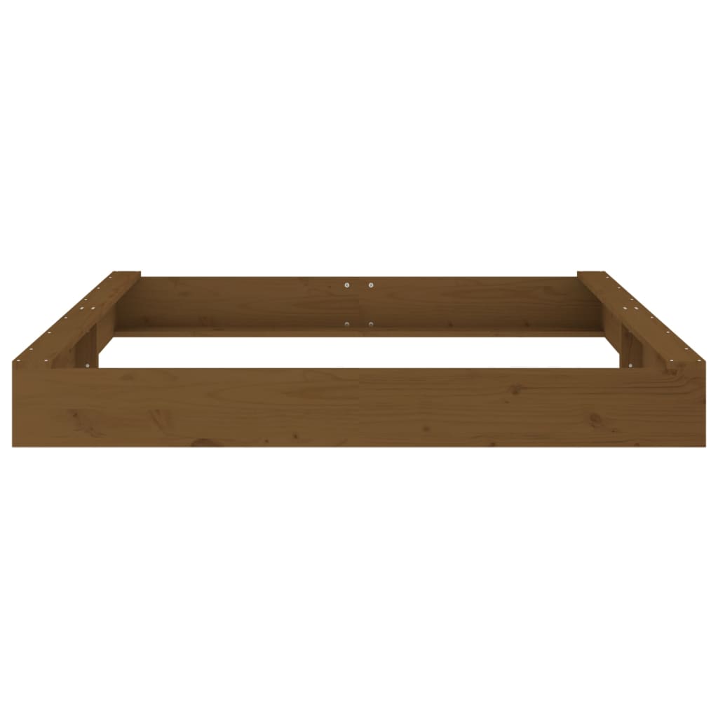 Sandkasten mit Sitzen Honigbraun Quadratisch Massivholz Kiefer - Premium Sandkästen  - Just €131.06! Shop now at homesales4u
