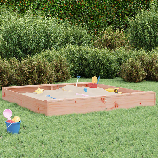 Sandkasten mit Sitzen Quadratisch Massivholz Douglasie - Premium Sandkästen  - Just €136.59! Shop now at homesales4u