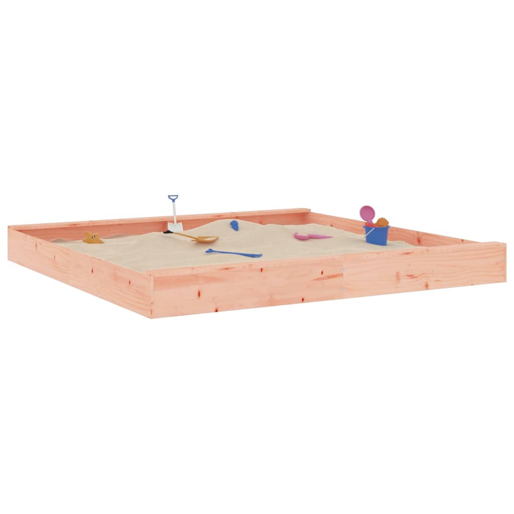 Sandkasten mit Sitzen Quadratisch Massivholz Douglasie - Premium Sandkästen  - Just €166.06! Shop now at homesales4u
