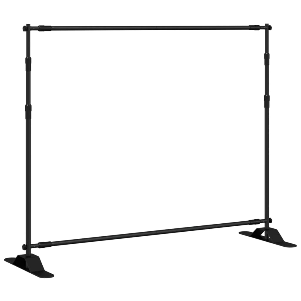 Hintergrundstativ Schwarz 254x243 cm Stahl - Premium Studio-Hintergrundsysteme  - Just €132.47! Shop now at homesales4u