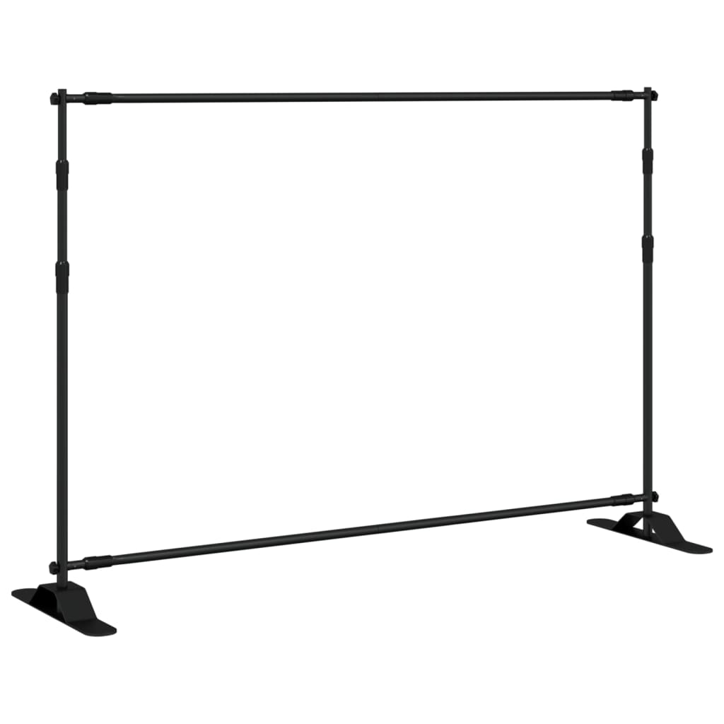 Hintergrundstativ Schwarz 305x243 cm Stahl - Premium Studio-Hintergrundsysteme  - Just €129.66! Shop now at homesales4u