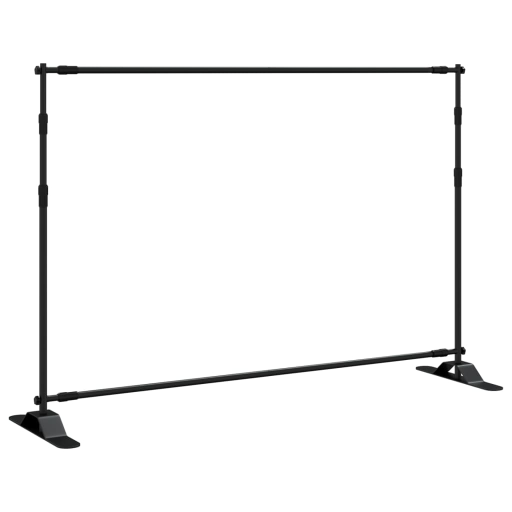 Hintergrundstativ Schwarz 305x243 cm Stahl - Premium Studio-Hintergrundsysteme  - Just €129.66! Shop now at homesales4u