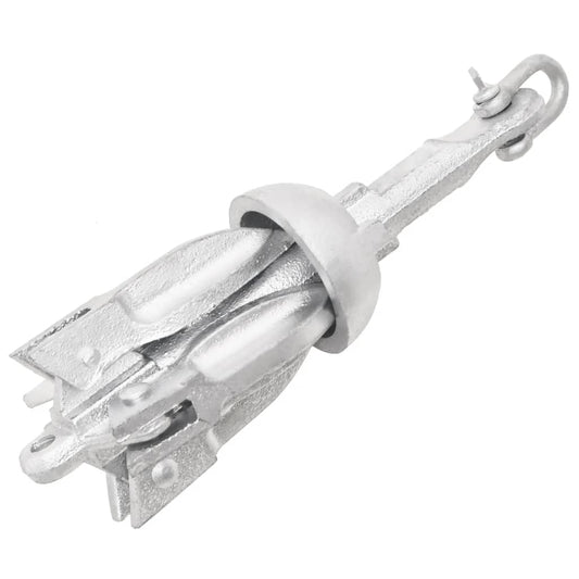 Klappanker Silber 0,7 kg Feuerverzinktes Gusseisen - Premium Anker  - Just €25.57! Shop now at homesales4u
