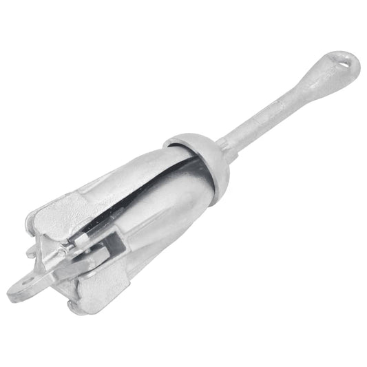 Klappanker Silber 6 kg Feuerverzinktes Gusseisen - Premium Anker  - Just €78.82! Shop now at homesales4u