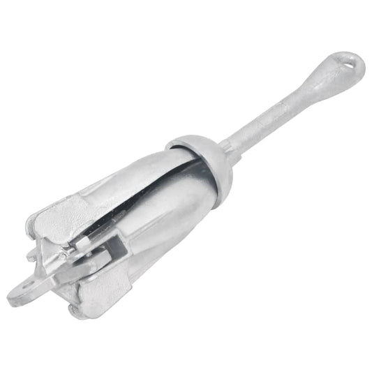 Klappanker Silber 8 kg Feuerverzinktes Gusseisen - Premium Anker  - Just €101.38! Shop now at homesales4u