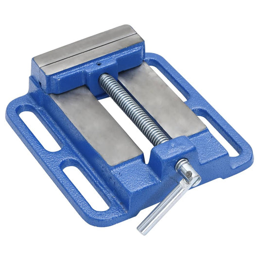 Maschinenschraubstock Blau 100 mm Gusseisen - Premium Ständerbohrmaschinen  - Just €42.70! Shop now at homesales4u