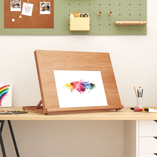 Tischstaffelei 65x48x7 cm Massivholz Buche - Premium Flipcharts  - Just €50.92! Shop now at homesales4u