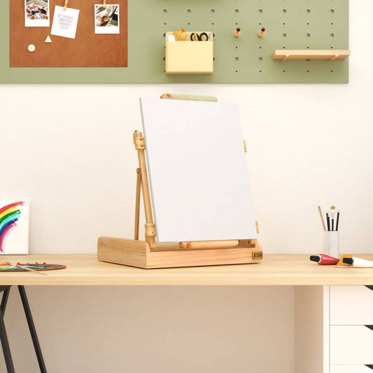 Tischstaffelei mit Schublade 41,5x37x12 cm Massivholz Kiefer - Premium Flipcharts  - Just €68.40! Shop now at homesales4u
