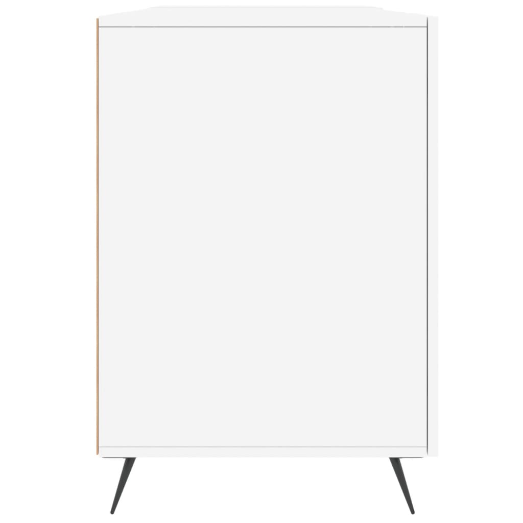 Schreibtisch Hochglanz-Weiß 140x50x75 cm Holzwerkstoff - Premium Schreibtische  - Just €157.64! Shop now at homesales4u
