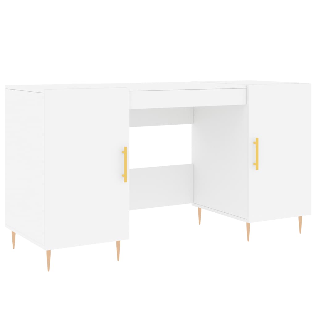 Schreibtisch Weiß 140x50x75 cm Holzwerkstoff - Premium Schreibtische  - Just €157.92! Shop now at homesales4u