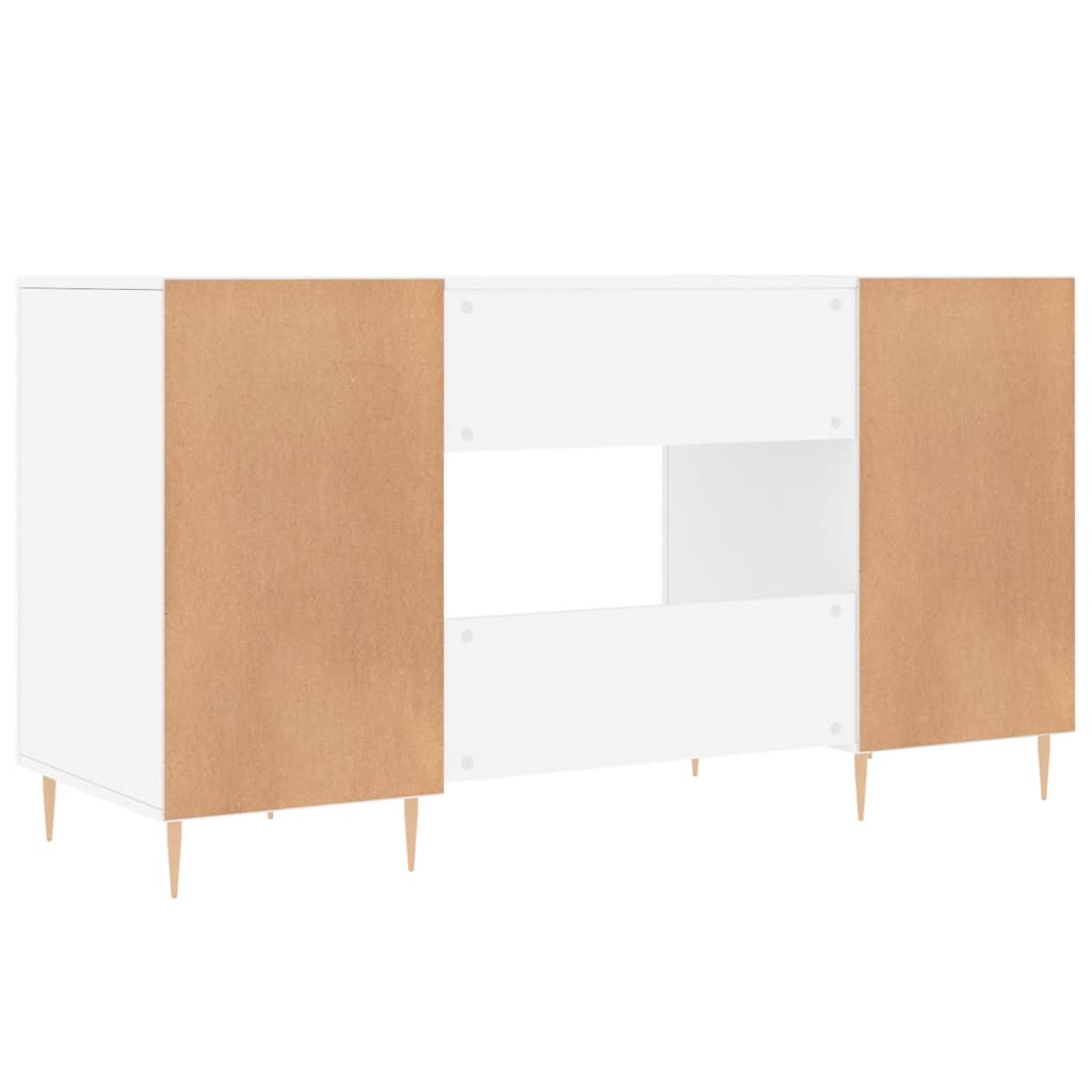 Schreibtisch Weiß 140x50x75 cm Holzwerkstoff - Premium Schreibtische  - Just €157.92! Shop now at homesales4u