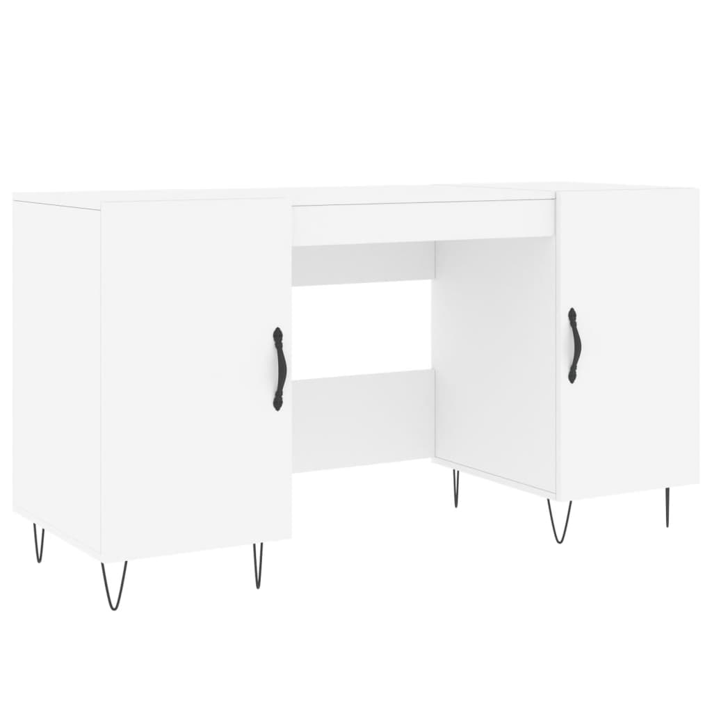 Schreibtisch Weiß 140x50x75 cm Holzwerkstoff - Premium Schreibtische  - Just €146.31! Shop now at homesales4u