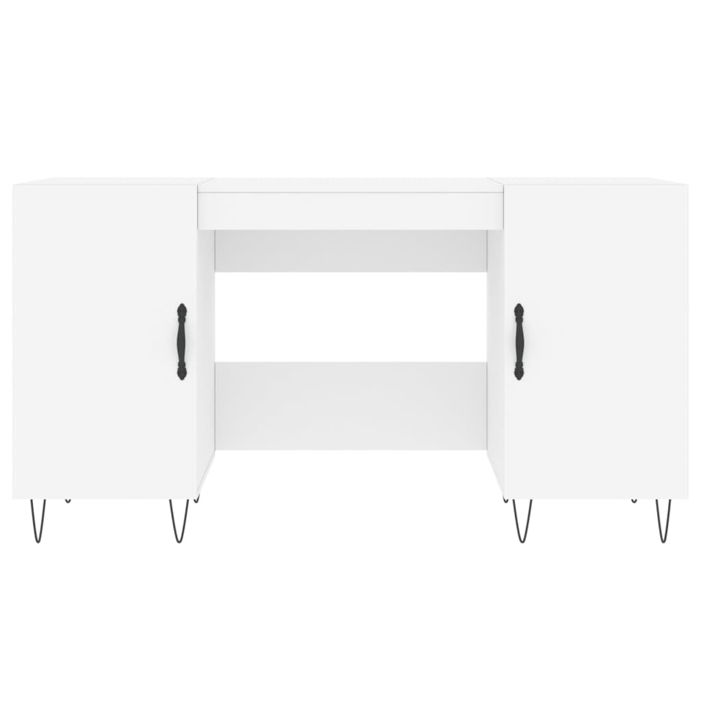 Schreibtisch Weiß 140x50x75 cm Holzwerkstoff - Premium Schreibtische  - Just €146.31! Shop now at homesales4u