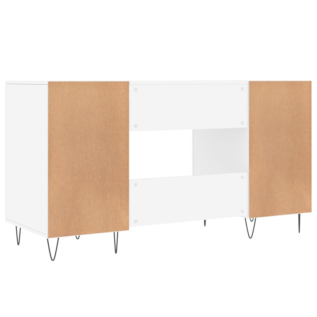 Schreibtisch Weiß 140x50x75 cm Holzwerkstoff - Premium Schreibtische  - Just €146.31! Shop now at homesales4u
